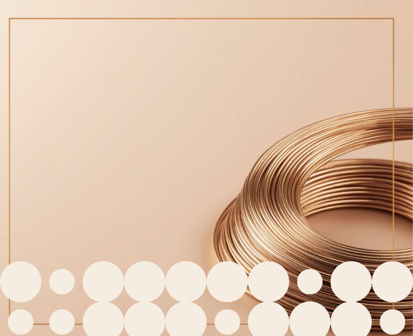 Coil of Clevr copper cable conductor